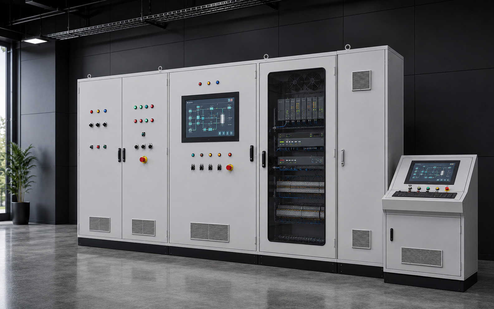 PLC automation control panel